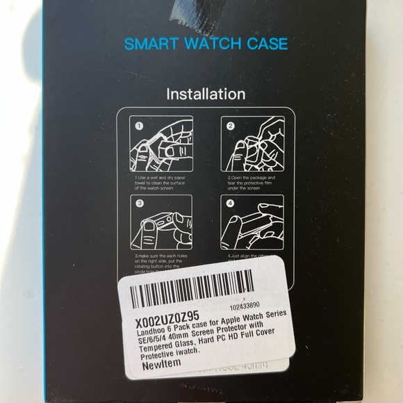 6 Pack case - Apple Watch Series SE/6/5/4 40mm - Picture 5 of 6